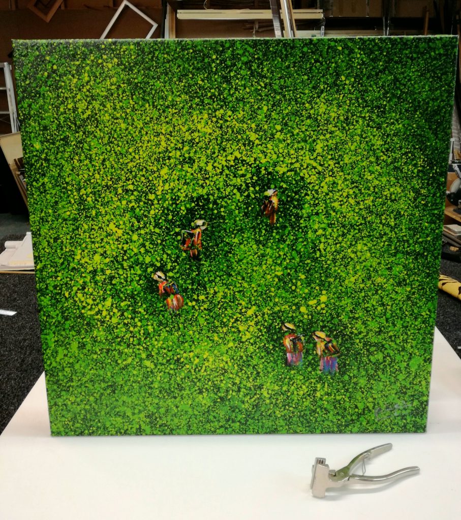 Canvas stretching