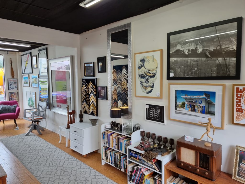 Custom framed artwork