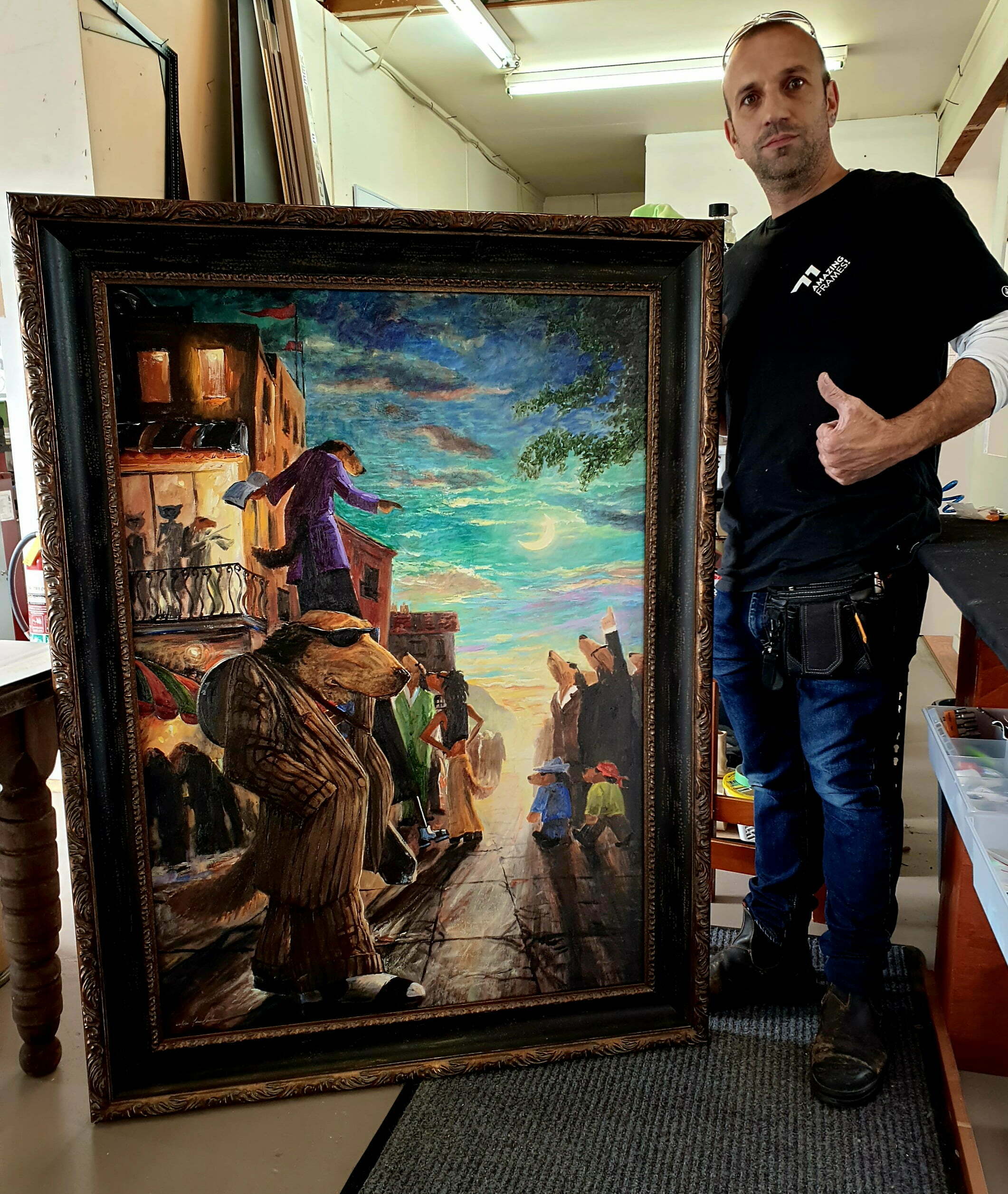 Oils & Pastels Framing